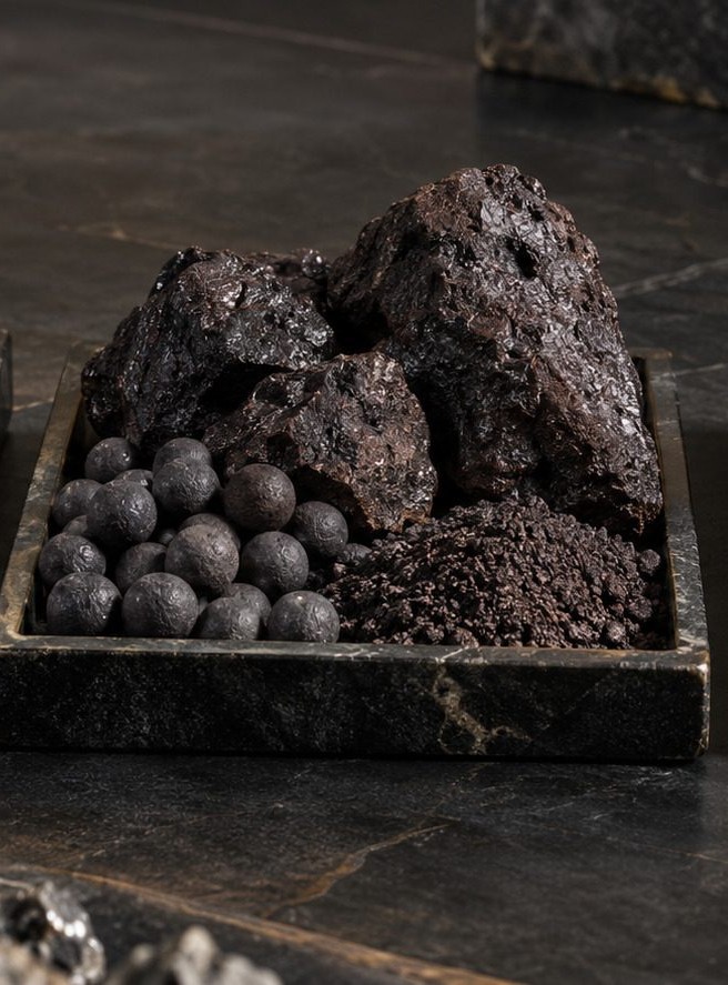 Manganese ore specimen